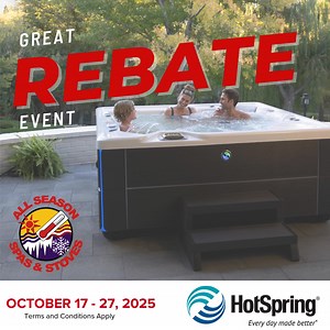 🍂🔥 Fall into savings with All Seasons Spas & Stoves! Join us October 17–27 for our Fall Product Event and enjoy special fall rebates throughout the sale. It’s the perfect time to upgrade your comfort—don’t miss out on these seasonal savings and exciting new products! | All Season Spas and Stoves