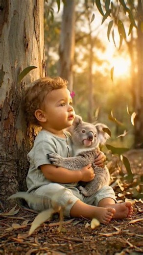 Baby Boy Meets the Cutest Baby Koala Ever 🐨💙 | Everything Underconstruction