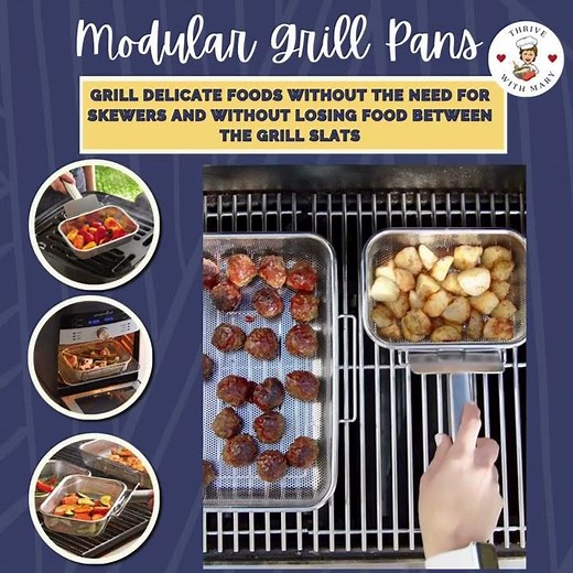 PAMPERED CHEF MODULAR GRILL PANS #pamperedchef