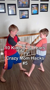 Crazy Mom Hack Extrodinaire #crazymomhack #familyfun | 10kidsin10years