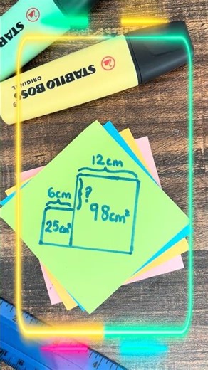 A fun, maths area problem. Give it a go! Can you do it?