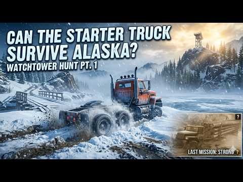 Can the GMC Survive Deep Snow? Alaska Exploration Part 1 | SnowRunner
