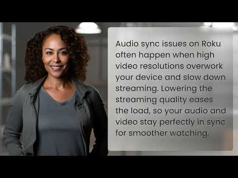 How Can Changing Roku Streaming Quality Fix Audio Sync Issues?