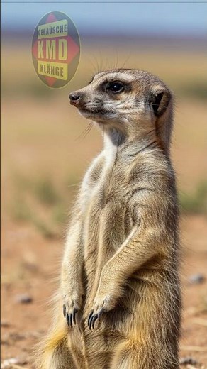 Geräusch des Erdmännchen – Echte Geräusche der Savanne – TIERGERÄUSCHE 🐾