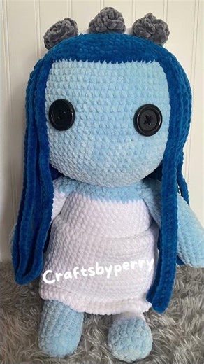 Corpse Bride Tim Burton Crochet Handmade Doll #crochet #handmade #timburton #doll #bride