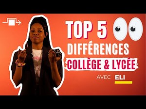5 différences entre le collège et le lycée | TOP 5