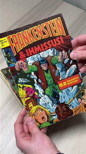 Unboxing old horror comics from the 1970s 😱