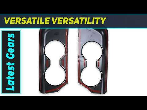 Amazing Wood Grain Cup Holder Sticker Cover for Toyota Highlander Hybrid