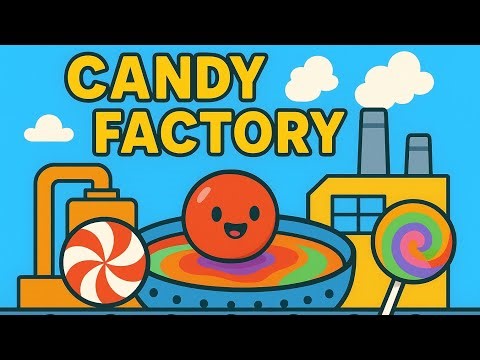 Rainbow Candy Factory 🍬 | Candy Making Game for Kids