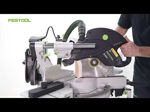 Festool KAPEX KS 120 - Using the angle finder & extra depth cuts