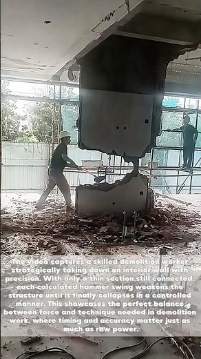 Demolition Mastery: The Art of Controlled Wall Destruction in Action
