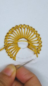 5.1M views · 39K reactions | ☘瑱Trendy circle embroidery pattern瑱☘ #trending #reelsviralシ #love #reels #viral #handmade | Stitching Heaven | Facebook