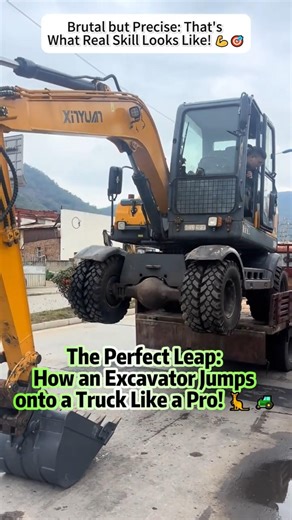 Not Loading, Conquering: The Truck Meets Its Match! 🏔️🚛 #xinyuan #excavator #factory #truck #loader