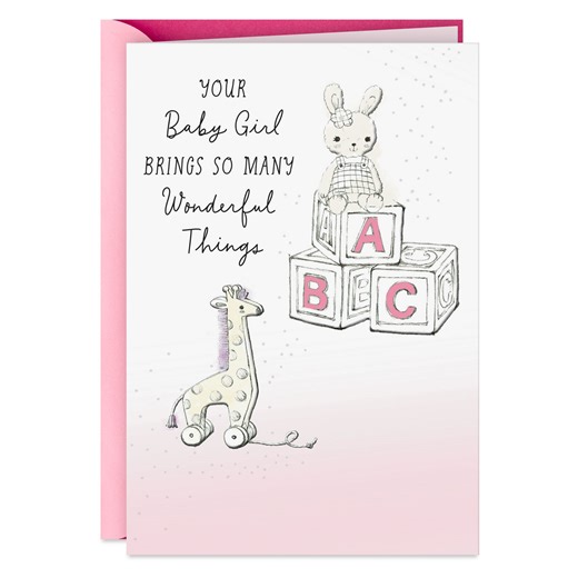 Can’t Wait to Meet Your New Daughter Baby Shower Card for only USD 2.99 | Hallmark