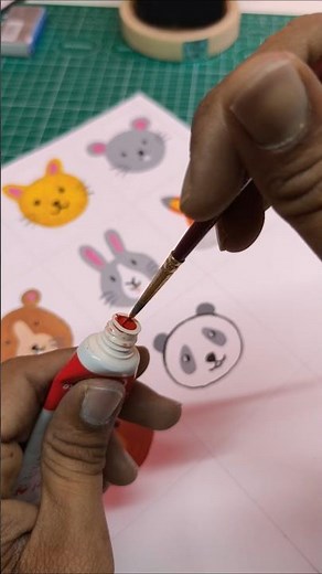 panda 🐼 emoji painting 😅 #art #painting #ownvoice