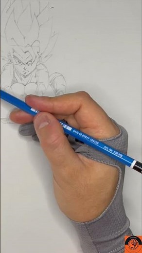 Drawing Gogeta - Pencil