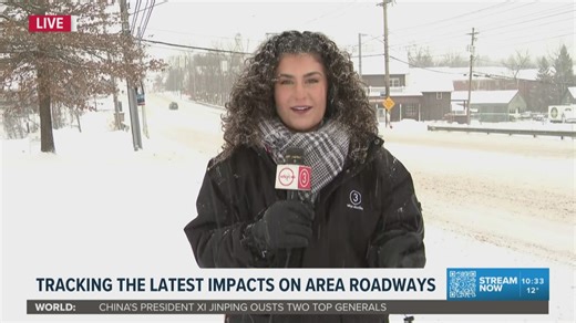 How are the road conditions right now? Winter storm updates at 10:30 a.m. for Jan. 25, 2026