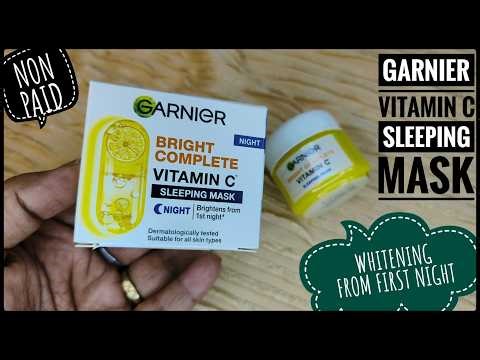 Garnier Vitamin C Serum Review | Garnier vitamin c night cream | 2025 | skin whitening #newlaunch