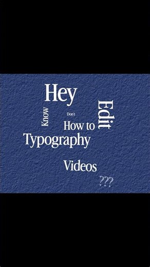 Typography video #shortsfeed