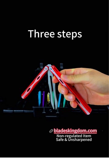 Three Simple Steps to Master Butterfly Knife Tricks