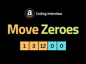 Move Zeroes - LeetCode 283 - Two Pointers - Coding Interview Questions