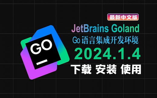 【最新v2024.1.4版】JetBrains GoLand最新版本下载安装 Go语言IDE离线安装包保姆级教程小白都会安装
