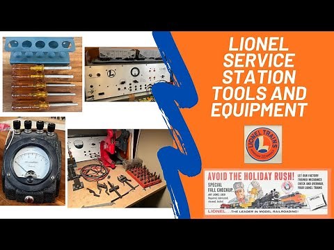 Lionel Service Station Tools and Equipment. Lionel Postwar Trains