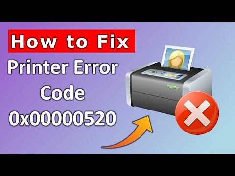 How to Fix Printer Error 0x00000520 in Windows 10 or 11