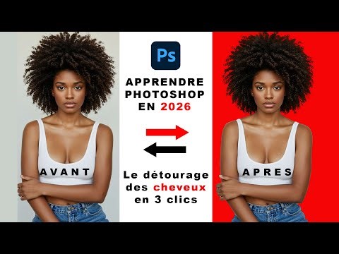 Détourage des cheveux : la méthode simple et professionnelle avec Photoshop en 2026 #infographie