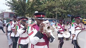 National police service in conjunction with Notewise hub have a safety walk in CBD launching Road safety precautions this festive season. | Kainyu The Sanitizer | Facebook
