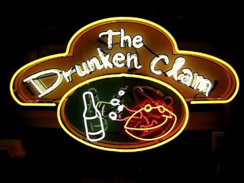 The Drunken Clam Neon Sign