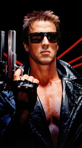 Terminator with Sylvester Stallone. #aishorts #aivideo #stallone #terminator #actionmovies #fanart