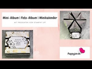 Mini-Album für Fotos, bzw. als Jahres,- oder Adventskalender | Stampin' Up! | Anleitung | Tutorial