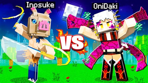 Defeating EVERY DEMON in Minecraft! (Demon Slayer Mod)