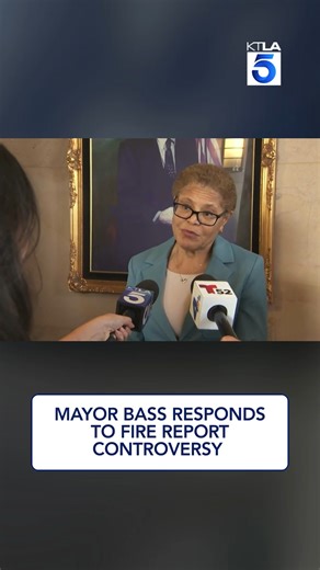 L.A. Mayor Karen Bass is denying a Los Angeles Times investigation alleging she ordered changes to the city’s after-action report on last year’s catastrophic and deadly Palisades Fire. Full Story: https://ktla.com/news/local-news/l-a-mayor-bass-denies-report-she-directed-altering-of-palisades-fire-review/ | KTLA 5 News