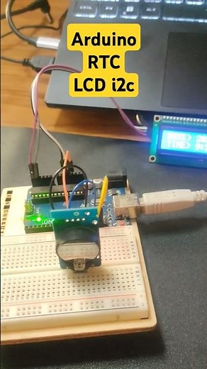 RTC Module LCD I2C Arduino Uno Clock