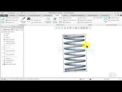 CREO 4.0 - Compression Spring