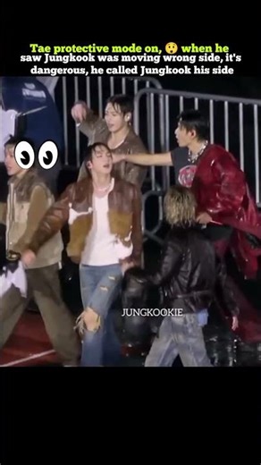 Taehyung protective mode on #jikook #jungkook