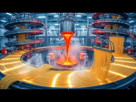 The Full Process: How Instant Cup Noodles Are Made in Chinese Giant Factories