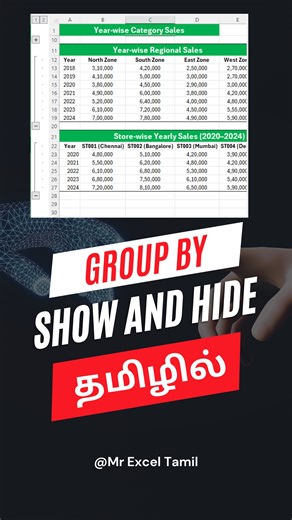 Mr Excel Tamil on Instagram: "You’ll Wish You Knew This Excel Trick Sooner! 😍 #excel #exceltips #exceltricks #excelhack #excelskills #mrexceltamil"