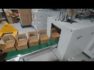 Kraft window pasting paper box making thermoforming machine
