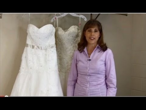 Wetcleaning vs Drycleaning Wedding Gowns