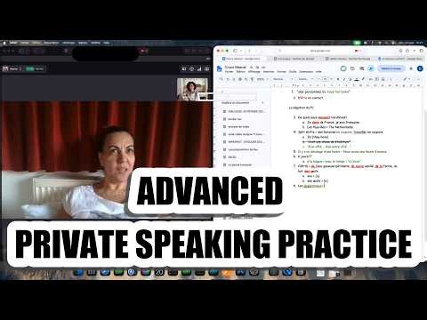 50-Minute Demo Advanced French Conversation | Authentic 1-on-1 Speaking Practice
