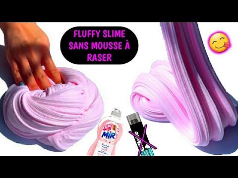 MAKING FLUFFY SLIME WITHOUT SHAVING CREAM / USING DISH SOAP