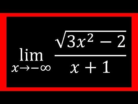 Evaluating Limits at Infinity of Rational Functions with Square Roots (Example)