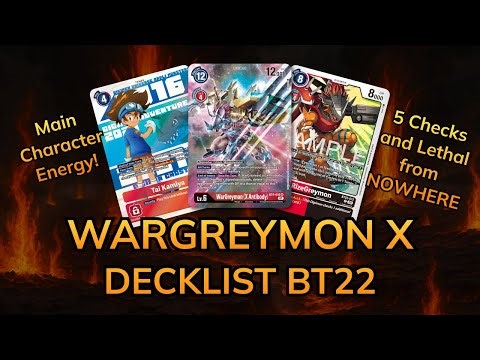 [DIGIMON TCG 2020] WARGREYMON X OTK BT-22 Gameplay + Decklist — The Dragonkin of Courage Returns!