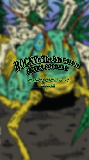 Tokyo hardcore punk stalwarts ROCKY & THE SWEDEN celebrate 30 years of weed-field Rock N' Roll with their new full-length PUNKS POT HEADS & share lead single "THC" In addition to the new album, ROCKY & THE SWEDEN also present the official remastered, back catalog reissues of their classic 1998 debut TOTAL HARD CORE, the revered sophomore album GOD SAVE THE GREEN & a special EARLY YEARS Single Collection 1997-1999. The new album & reissues are available for pre-order now via Relapse.com & will be