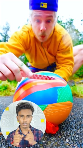 Multilayer Balloon Experiment😱 #shortvideo #shorts