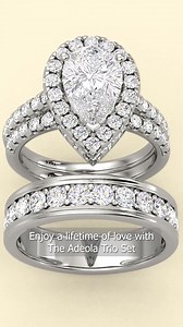 Finding the perfect wedding rings shouldn't break the bank. With My Trio Rings, get a matching trio set for less. Diamond engagement ring, ladies’ wedding band, and men’s wedding band— all in one affordable package. Your dream rings, all in one place. | My Trio Rings | Facebook