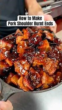 How to Make Pork Shoulder Burnt Ends #bbq #porkburntends #smokedmeat #bbqrecipes #lownslow #cooking